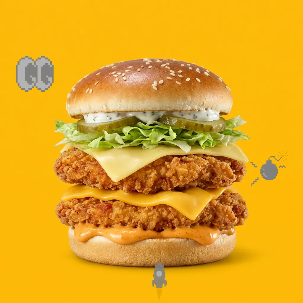 Duble McCrispy HOT burgir