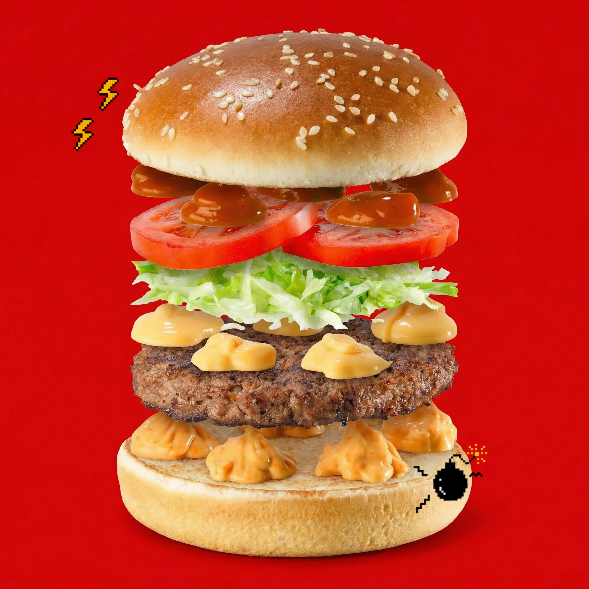 Grand max mexican burger